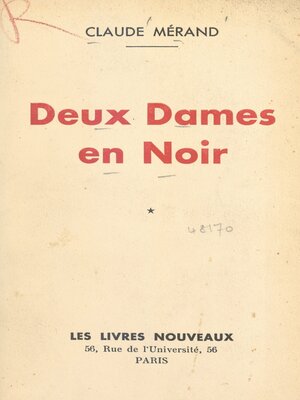 cover image of Deux dames en noir